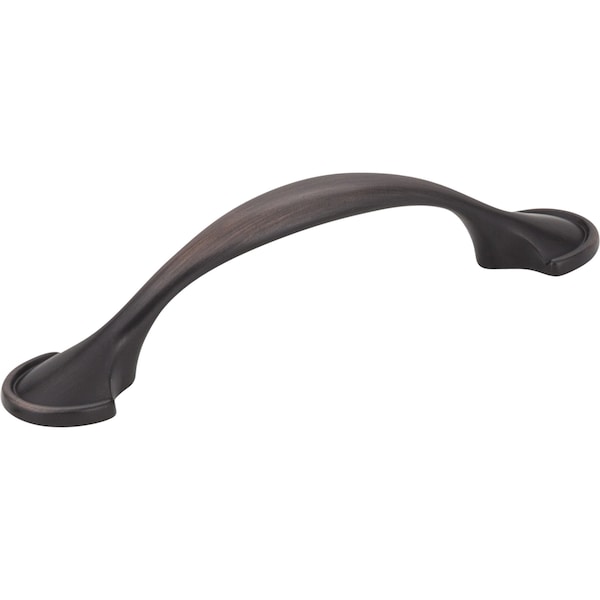 Elements 3" Center-to-Center Brushed Oil Rubbed Bronze Watervale Cabinet Pull 647-3DBAC - main